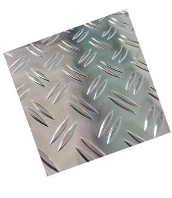 ASTM 3003 5052 5083 6061 6063 6082 7075 Aluminum Embossed Plate, Pattern: Diamond  Orange Peel  Diamond Five-rib Pattern, Etc.
