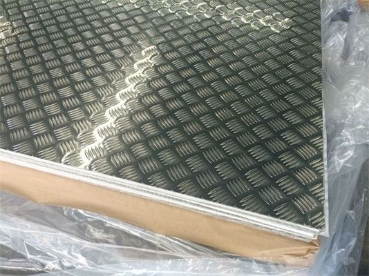 ASTM 3003 5052 5083 6061 6063 6082 7075 Aluminum Embossed Plate, Pattern: Diamond  Orange Peel  Diamond Five-rib Pattern, Etc.
